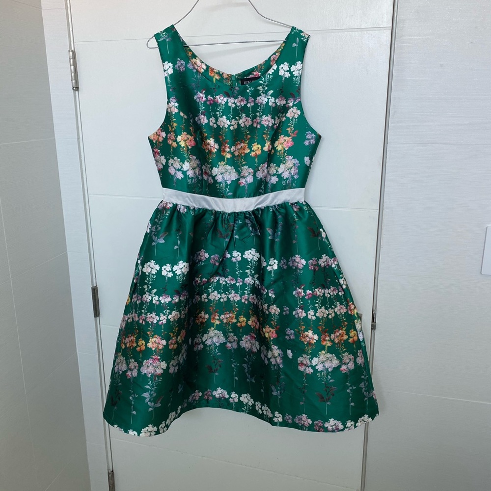 Floral Fit and Flare Dress